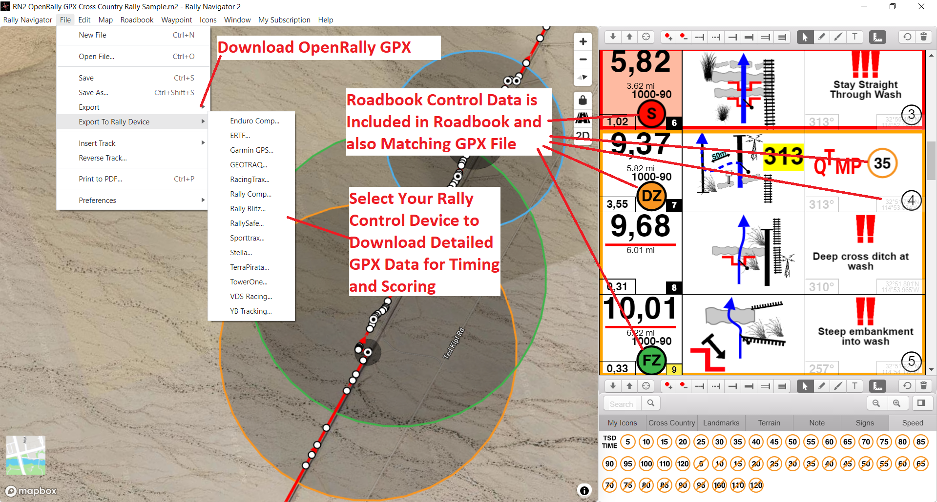OpenRally GPX