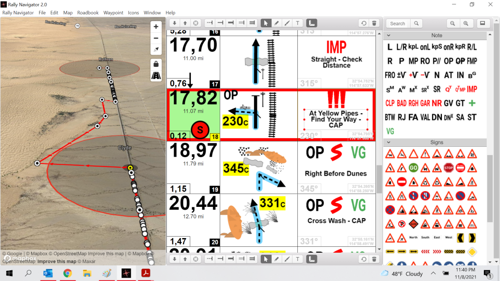 Rally map tools and terrain layers in Rally Navigator